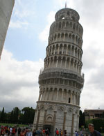 Leaning of Pisa, Italy