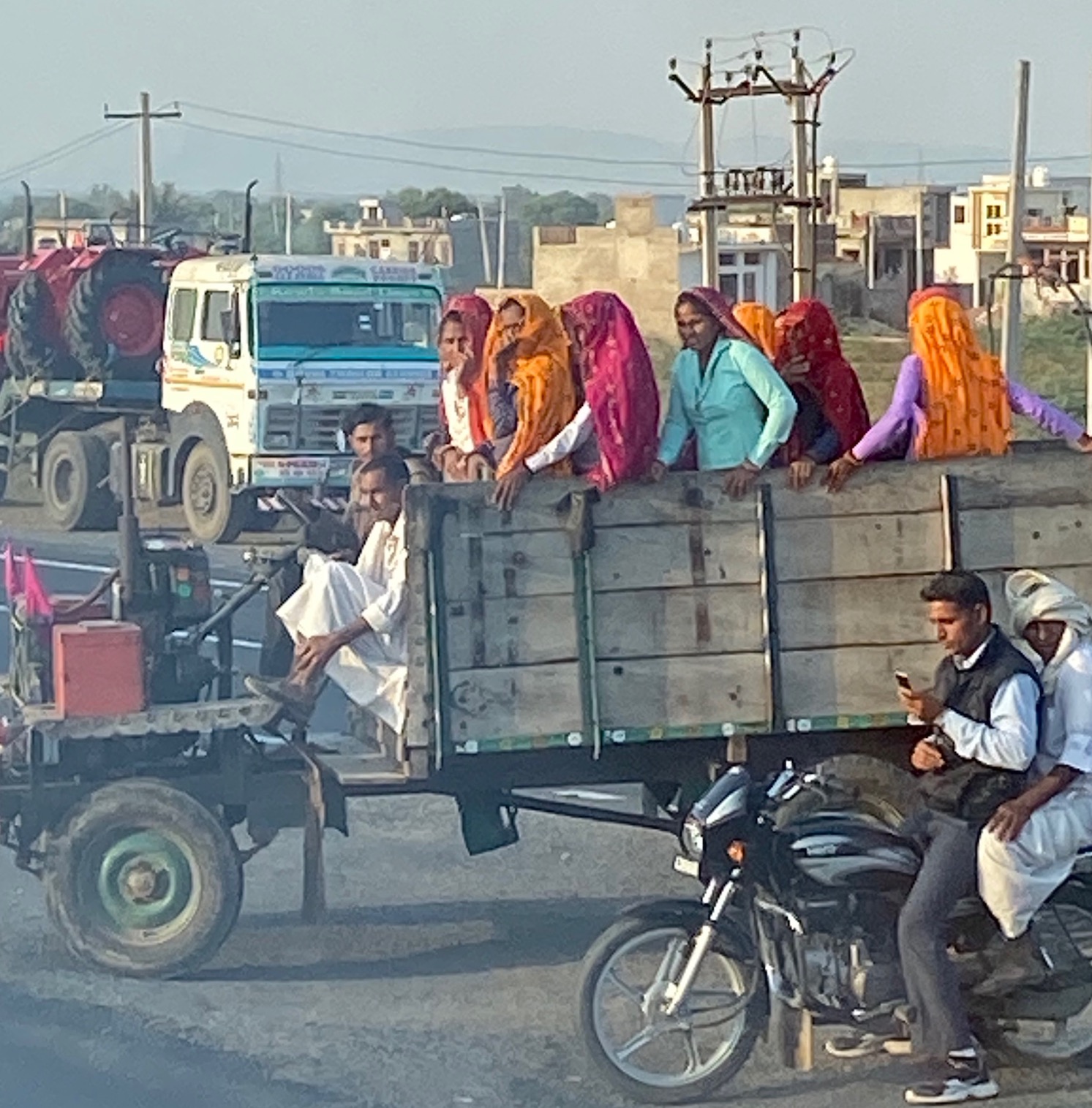 Girls in a truck, India